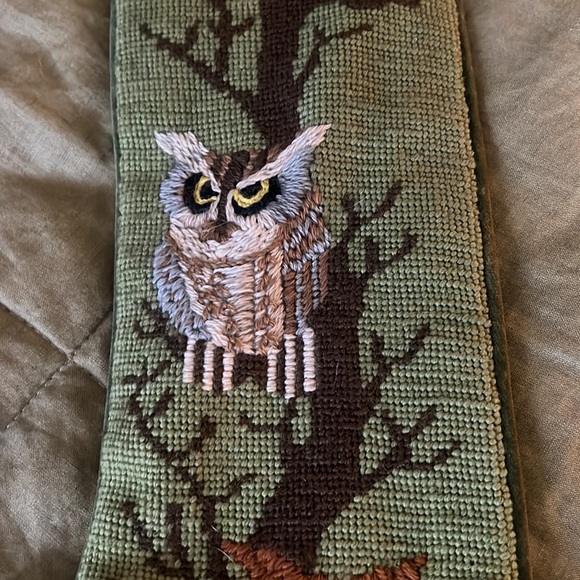 VTG Hand-knit Owl Wall Hanging - Picture 4 of 10